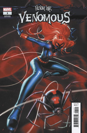 VENOM WAR: VENOMOUS #1 | DERRICK CHEW BLACK WIDOW VARIANT