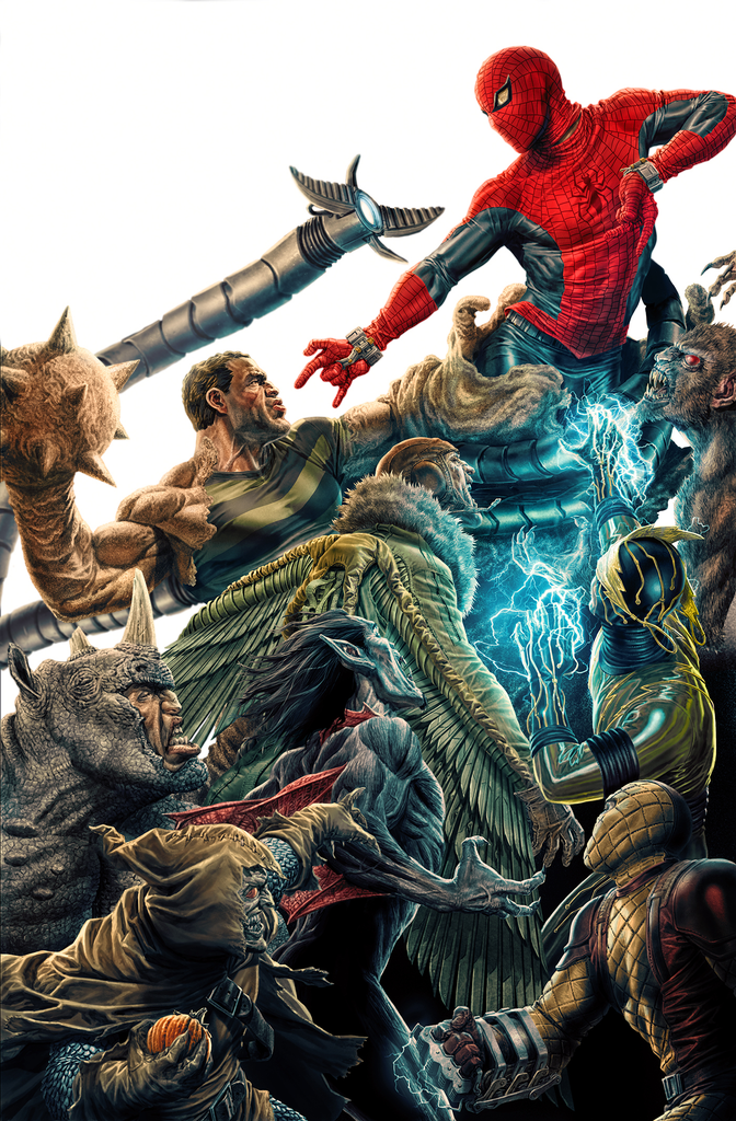 AMAZING SPIDER-MAN #1000 LEE BERMEJO AMAZING VISIONS 1:100 RATIO VIRGIN VARIANT