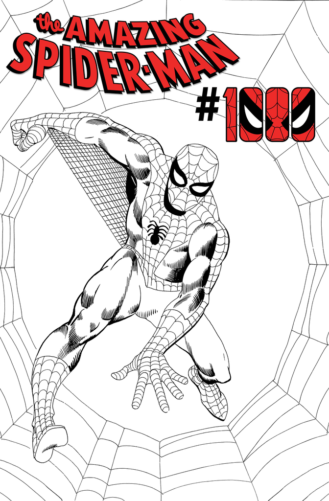 AMAZING SPIDER-MAN #1000 STEVE DITKO B&W 1:50 RATIO VARIANT