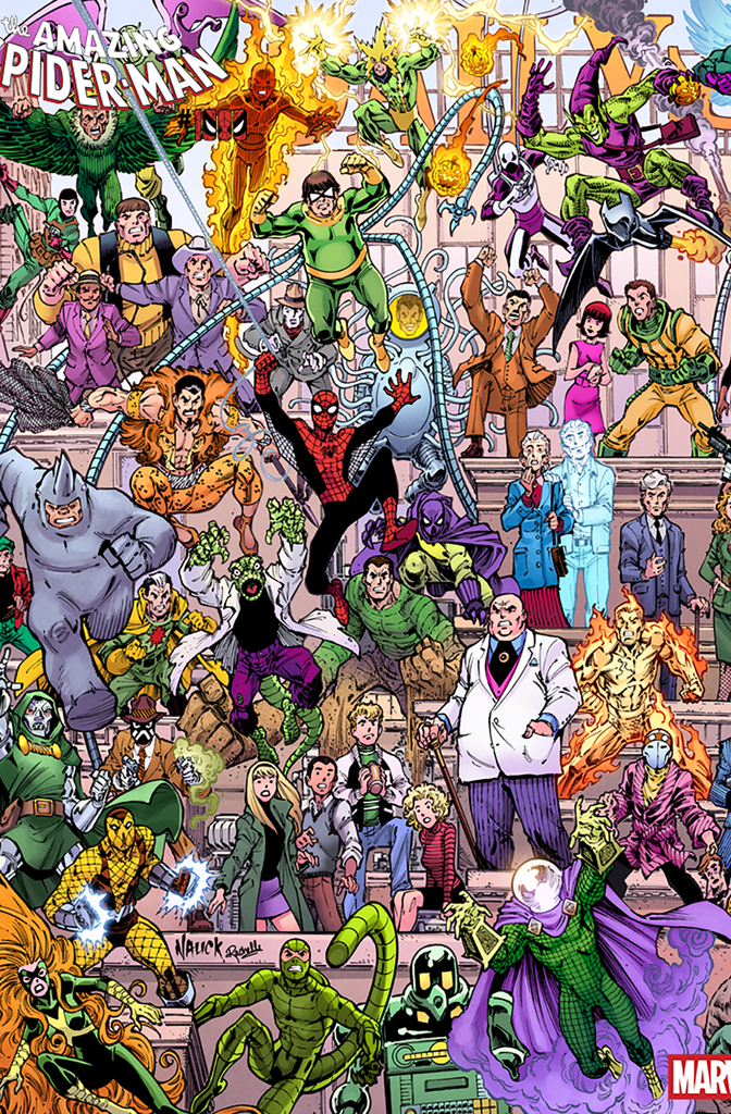 AMAZING SPIDER-MAN #1000 TODD NAUCK 4-PART CONNECTING LEGACY VARIANT