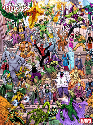 AMAZING SPIDER-MAN #1000 TODD NAUCK 4-PART CONNECTING LEGACY VARIANT
