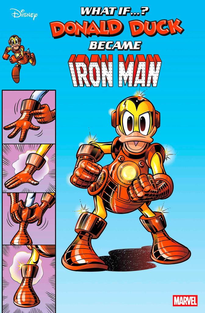 Marvel & Disney: What If...? Donald Duck Became Iron Man #1 | Main Cover