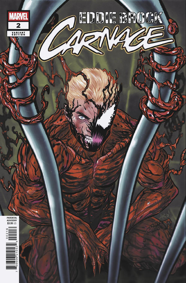 Eddie Brock: Carnage #2 | Ario Anindito 1:25 Ratio Variant | PREORDER