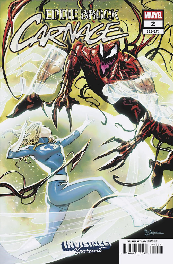 Eddie Brock: Carnage #2 | Roge Antonio Invisible! Variant
