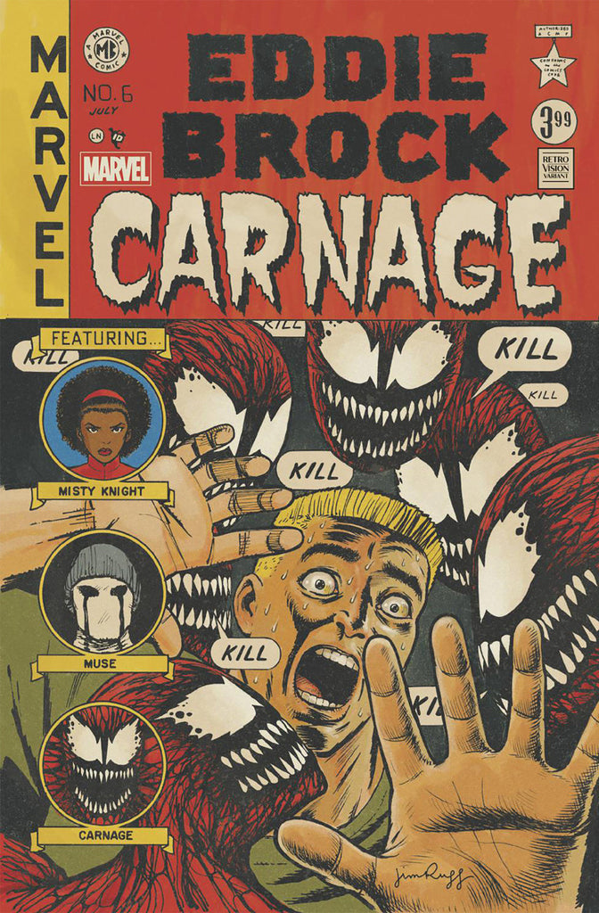 Eddie Brock: Carnage #6 | Jim Rugg Retrovision Variant