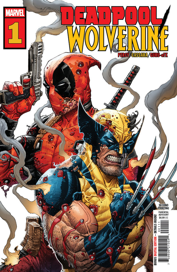 Deadpool/Wolverine #1 | Joshua Cassara 2nd Print Variant | PREORDER