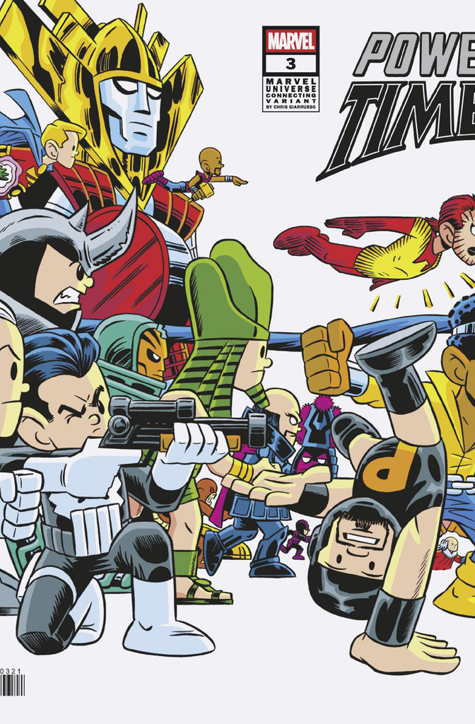 Power Man: Timeless #3 | Chris Giarrusso Marvel Universe Connecting Wrap Variant J