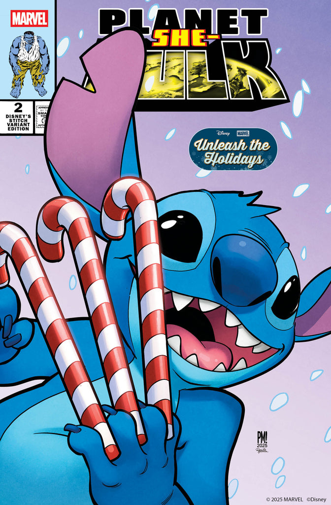 Planet She Hulk #2 Paco Medina Disney Stitch Unleash The Holidays Variant