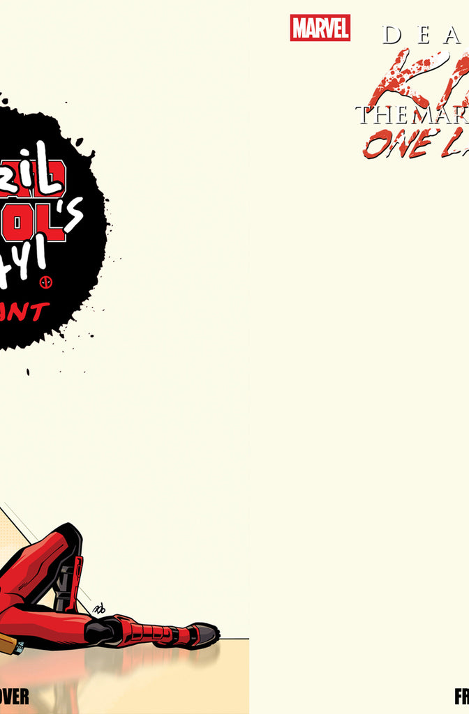 Deadpool Kills The Marvel Universe One Last Time #1 | Dave Bardin Blank Cover April Pool'S Day Variant
