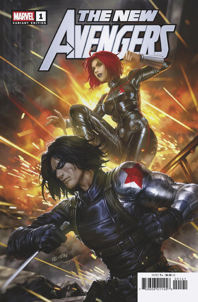 New Avengers #1 | Derrick Chew Black Widow And Winter Soldier Variant A