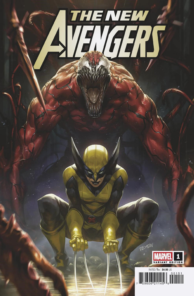New Avengers #1 | Derrick Chew Carnage And Laura Kinney Wolverine Variant B