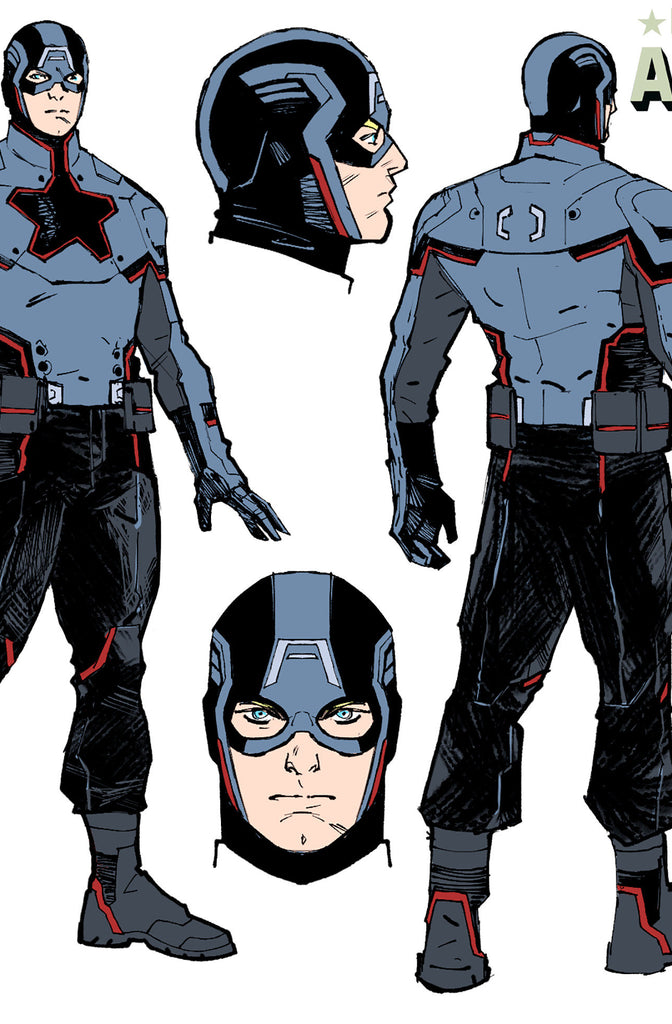 Captain America #2 | Valerio Schiti Design Variant | PREORDER