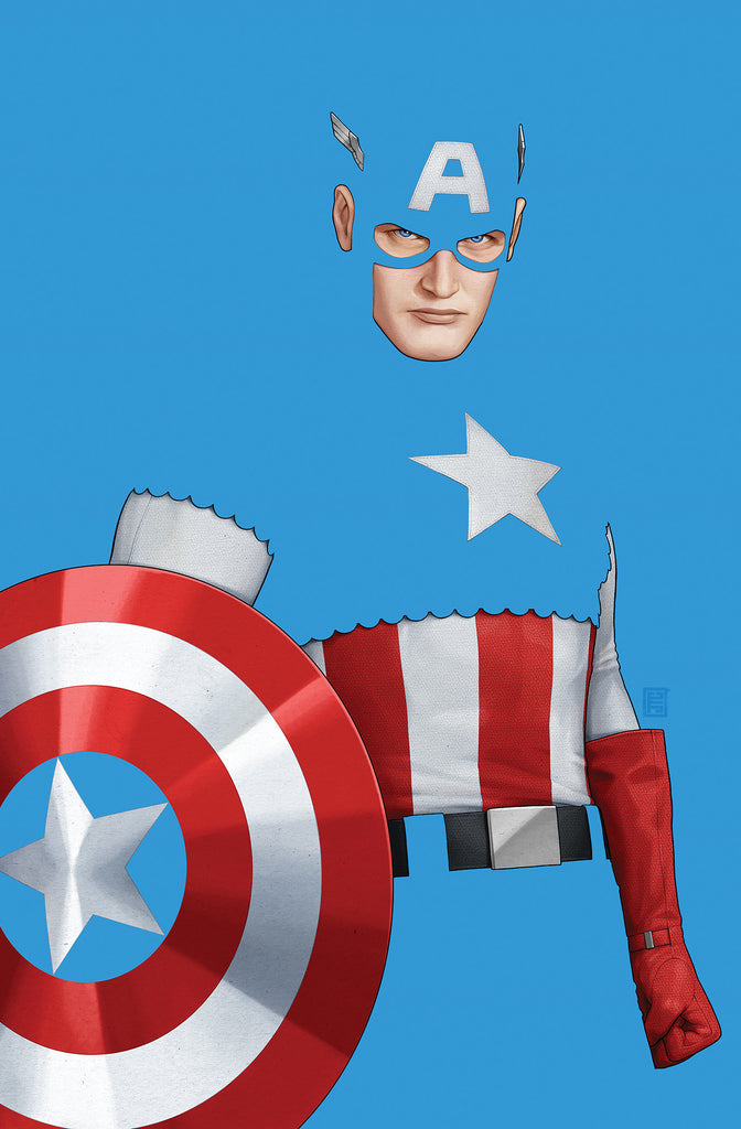 Captain America #2 | John Tyler Christopher Negative Space Full Art Variant