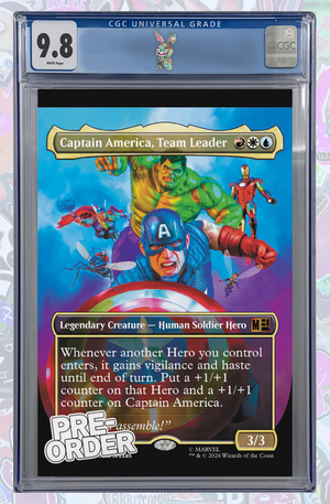 CAPTAIN AMERICA #12 CLASSIFIED ARTIST MAGIC: THE GATHERING VARIANT  | CGC 9.8 | PREORDER