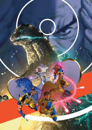Godzilla vs. X-Men #1 | Taurin Clarke Full Art 1:100 Ratio Variant