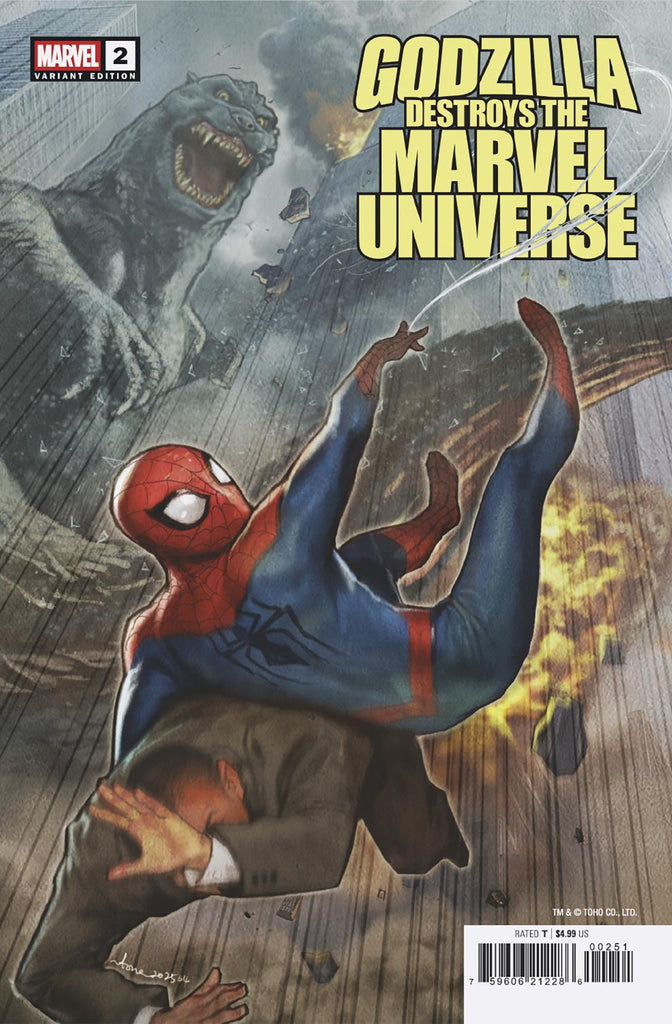 Godzilla Destroys The Marvel Universe #2 Stonehouse Variant | PREORDER