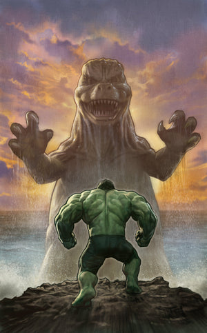 Godzilla vs. Hulk #1 | Stonehouse 1:100 Ratio Full Art Variant