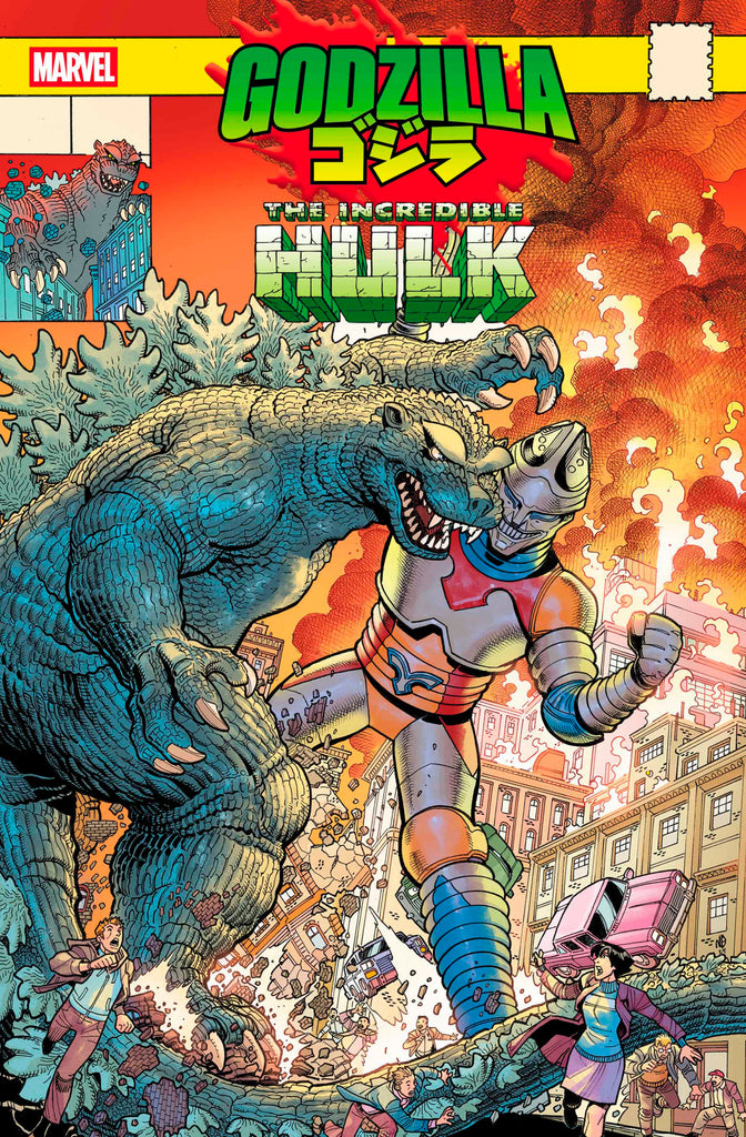 Godzilla vs. Hulk #1 | Nick Bradshaw Monster Homage Variant