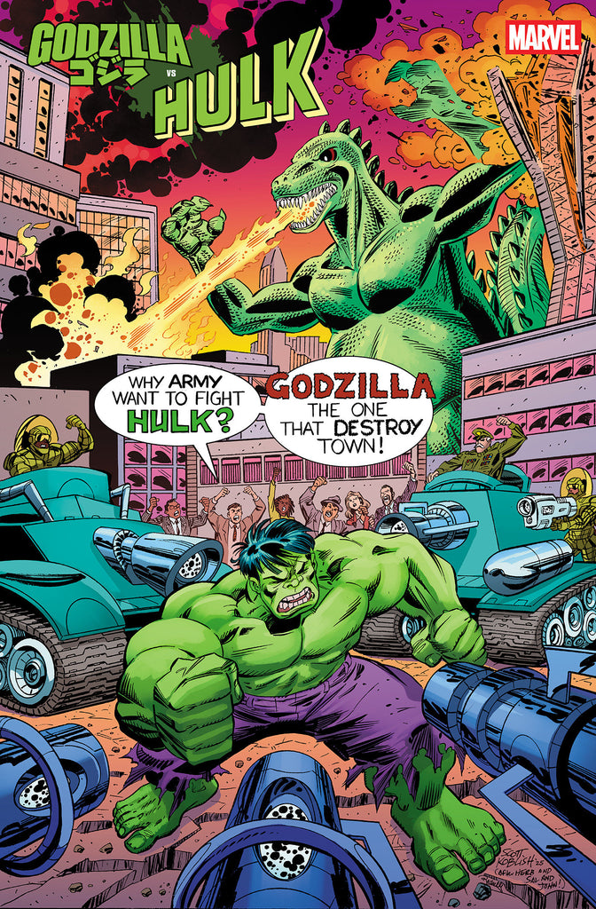 Godzilla vs. Hulk #1 | Scott Koblish Classic Variant
