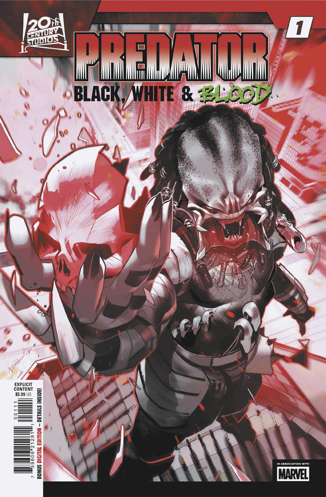Predator: Black, White & Blood #1 | Main Cover