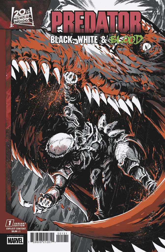 Predator: Black, White & Blood #1 | Paolo Villanelli Variant