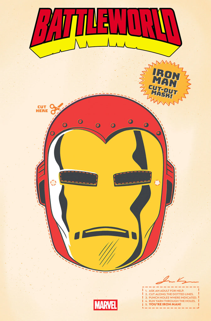 Battleworld #1 Retro Halloween Mask Variant | PREORDER
