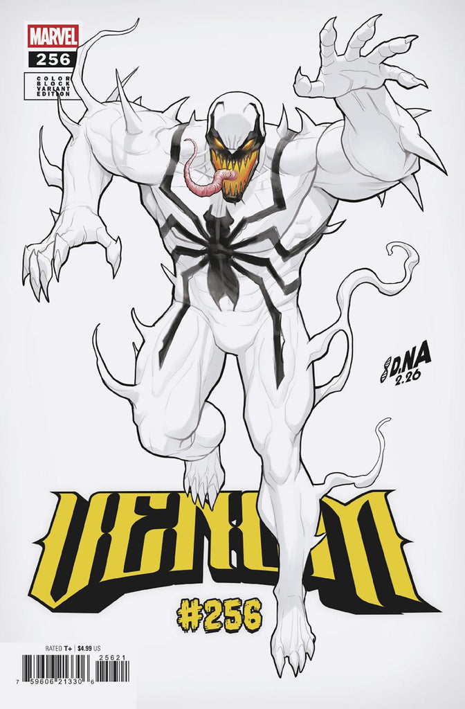 Venom #256 David Nakayama Color Block White Variant [Ds]