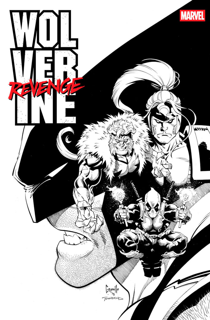 Wolverine: Revenge #1 - Red Band: Raw - Black & White Edition [Polybagged]