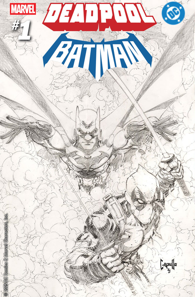 Marvel/DC: Deadpool/Batman #1 Greg Capullo Sketch 1:200 Ratio Variant
