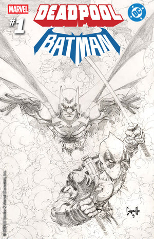 Marvel/DC: Deadpool/Batman #1 Greg Capullo Sketch 1:200 Ratio Variant