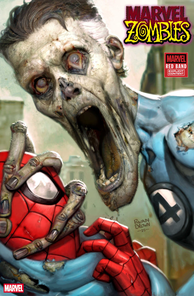 Marvel Zombies: Red Band #1 Ryan Brown 1:25 Ratio Variant [Polybagged] | PREORDER
