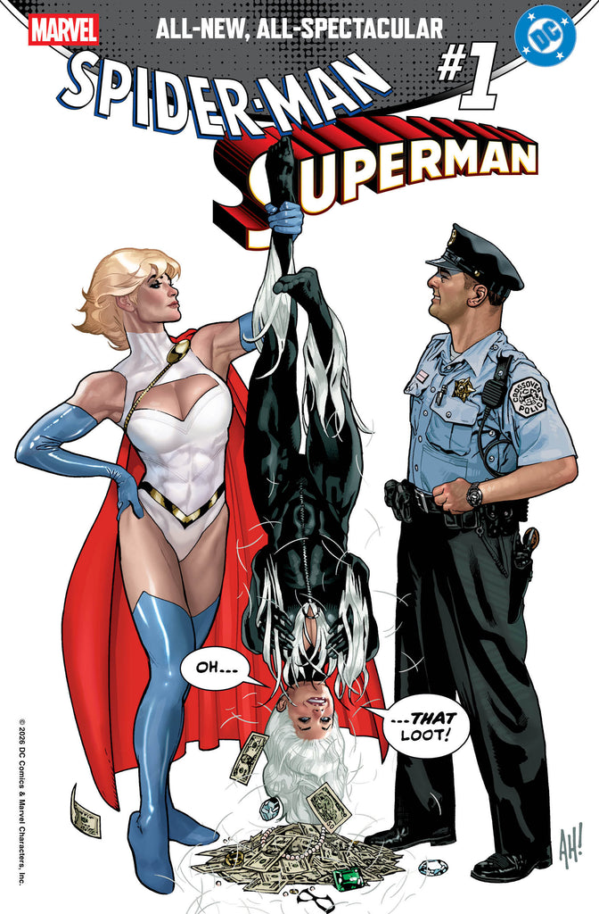 Marvel/DC: Spider-Man/Superman #1 Adam Hughes Variant