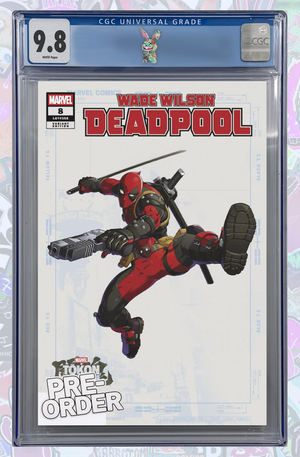 WADE WILSON: DEADPOOL #8 TOKON: FIGHTING SOULS | CGC 9.8 | PREORDER