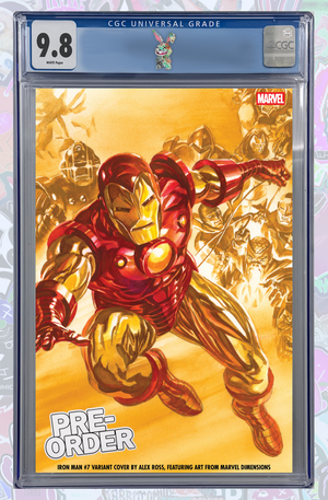 IRON MAN #7 ALEX ROSS MARVEL DIMENSIONS VARIANT | CGC 9.8 | PREORDER