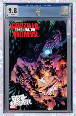Godzilla Conquers The Multiverse #1 D Nic Klein Heisei Godzilla Variant | CGC 9.8 | PREORDER