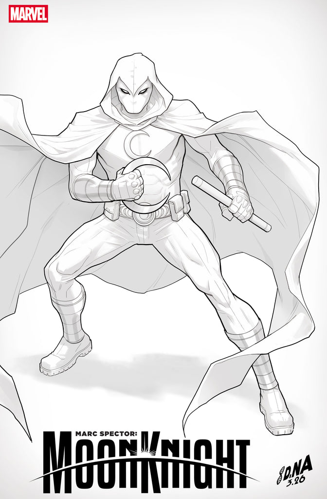 Marc Spector: Moon Knight #3 David Nakayama Color Block White Variant