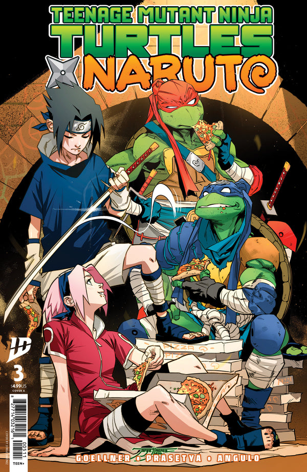 Teenage Mutant Ninja Turtles X Naruto #3 | Cover A (JiméNez) | PREORDER