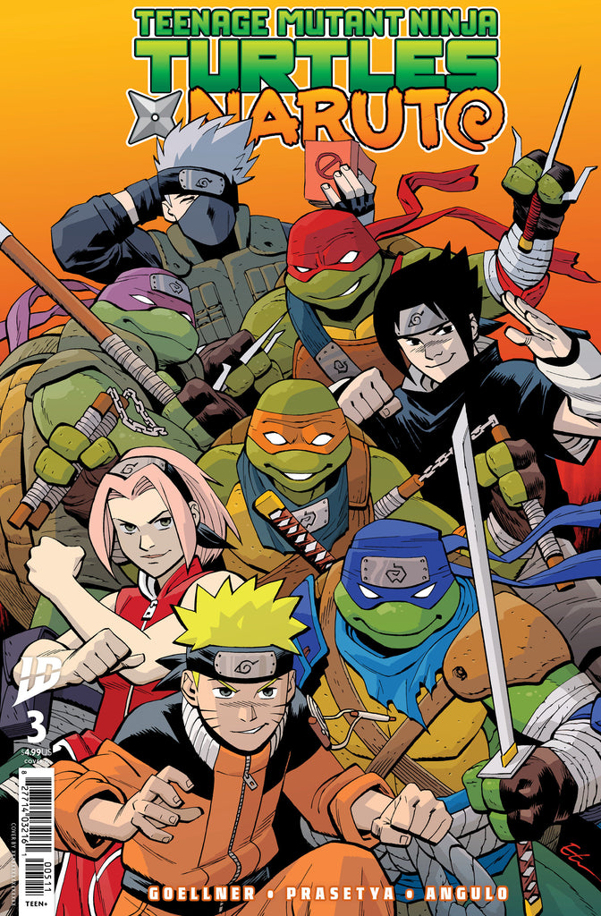 Teenage Mutant Ninja Turtles X Naruto #3 | Variant D (Young)