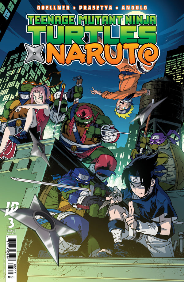 Teenage Mutant Ninja Turtles X Naruto #3 Variant Ri 1:50 Ratio (Randolph) | PREORDER