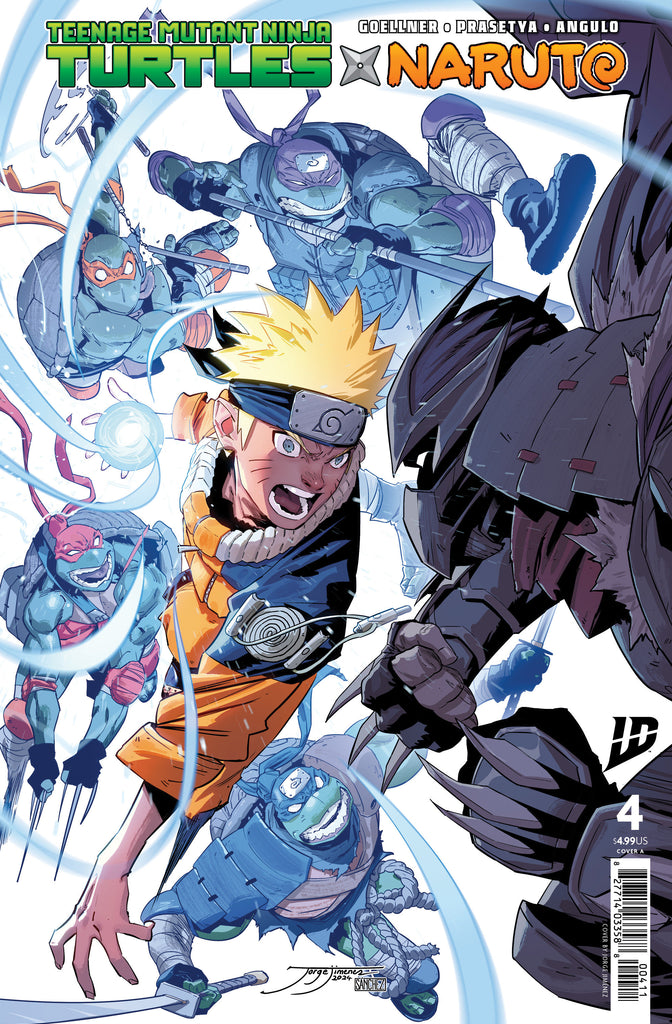 Teenage Mutant Ninja Turtles X Naruto #4 | Cover A (JiméNez)
