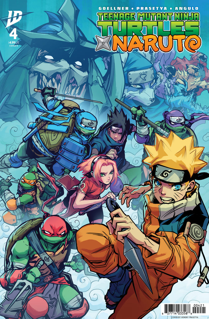 Teenage Mutant Ninja Turtles X Naruto #4 | Variant B (Prasetya)
