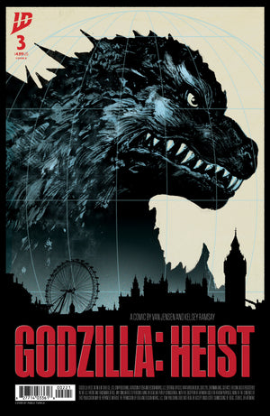 Godzilla: Heist #3 | Variant B (Tunica Movie Poster Variant)