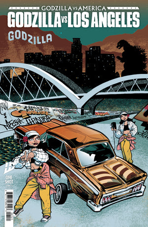 Godzilla vs America Los Angeles #1 | Cover B Gonzo