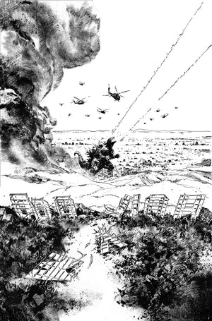 Godzilla vs America Los Angeles # | 1:25 Ratio Variant