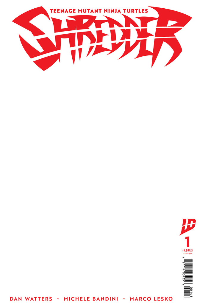 Teenage Mutant Ninja Turtles: Shredder #1 Variant D (Sketch Variant) | PREORDER