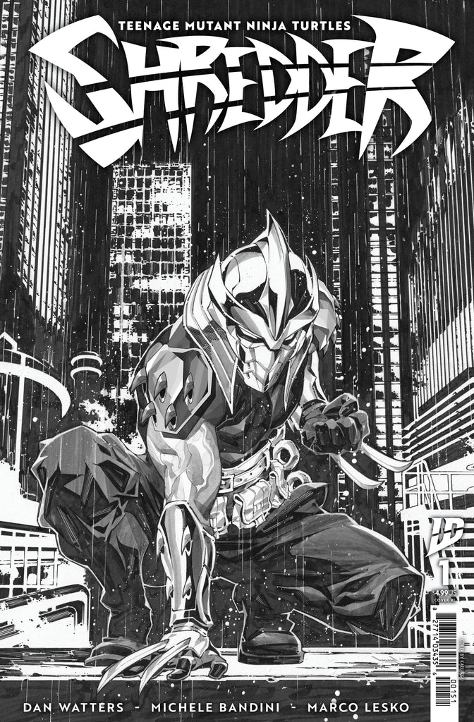 Teenage Mutant Ninja Turtles: Shredder #1 Variant Ri 1:25 Ratio Ngu Black & White)  | PREORDER