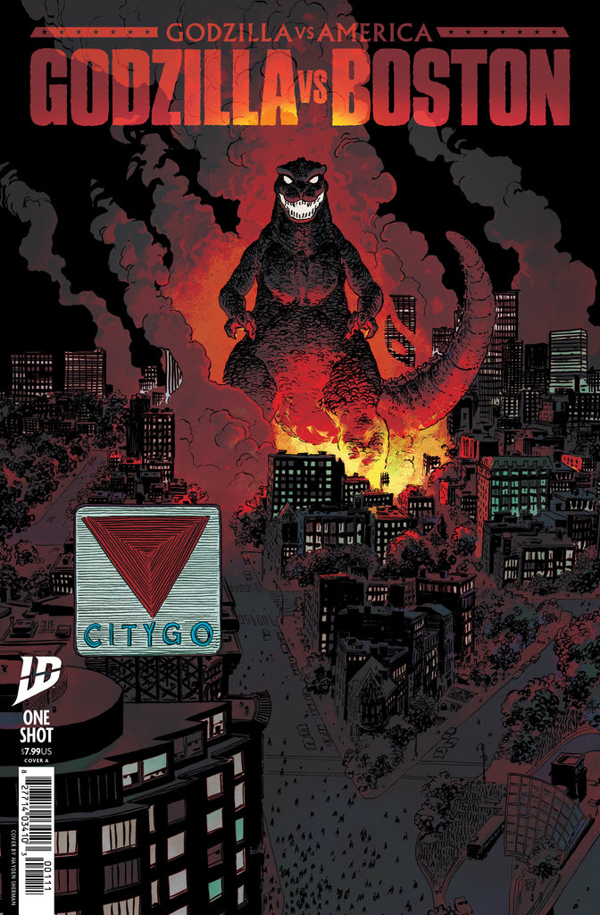 Godzilla vs. America: Boston Cover A (Sherman)