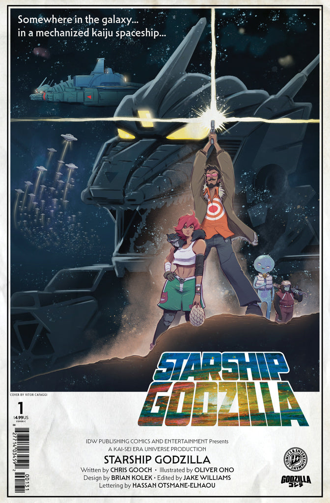 Starship Godzilla [Kai Sei Era] #1 Variant C (Cafaggi Movie Homage Cover)