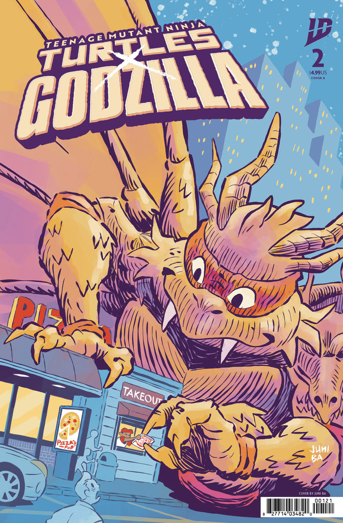 Teenage Mutant Ninja Turtles X Godzilla #2 Variant B (Ba)