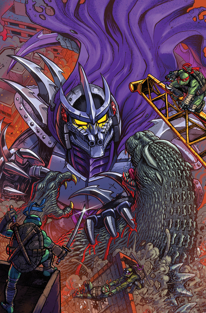 Teenage Mutant Ninja Turtles X Godzilla #5 Variant Ri (25) (Frank Full Art)